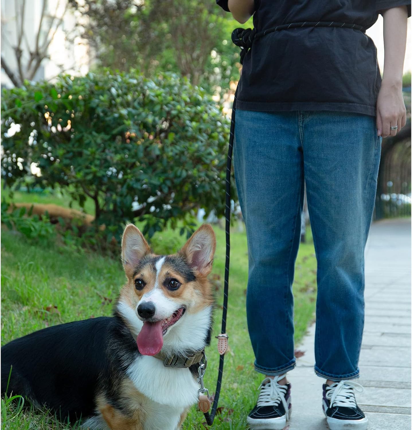 Laisse pour chien en matériaux recyclés