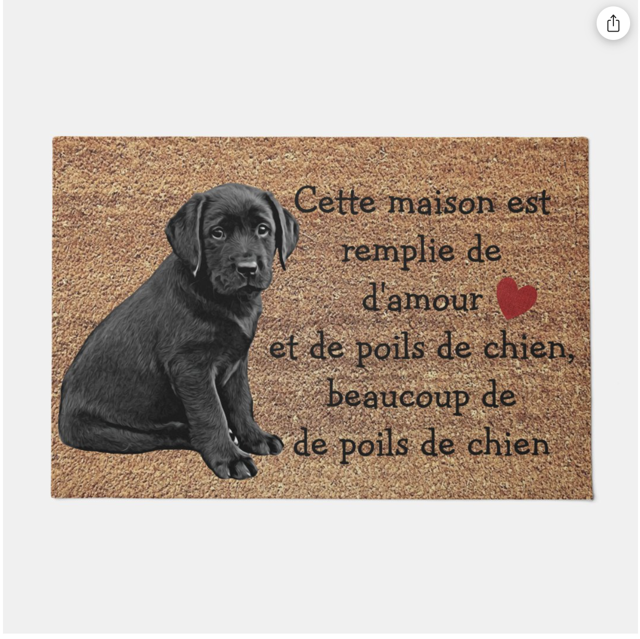 Tapis personnalisé